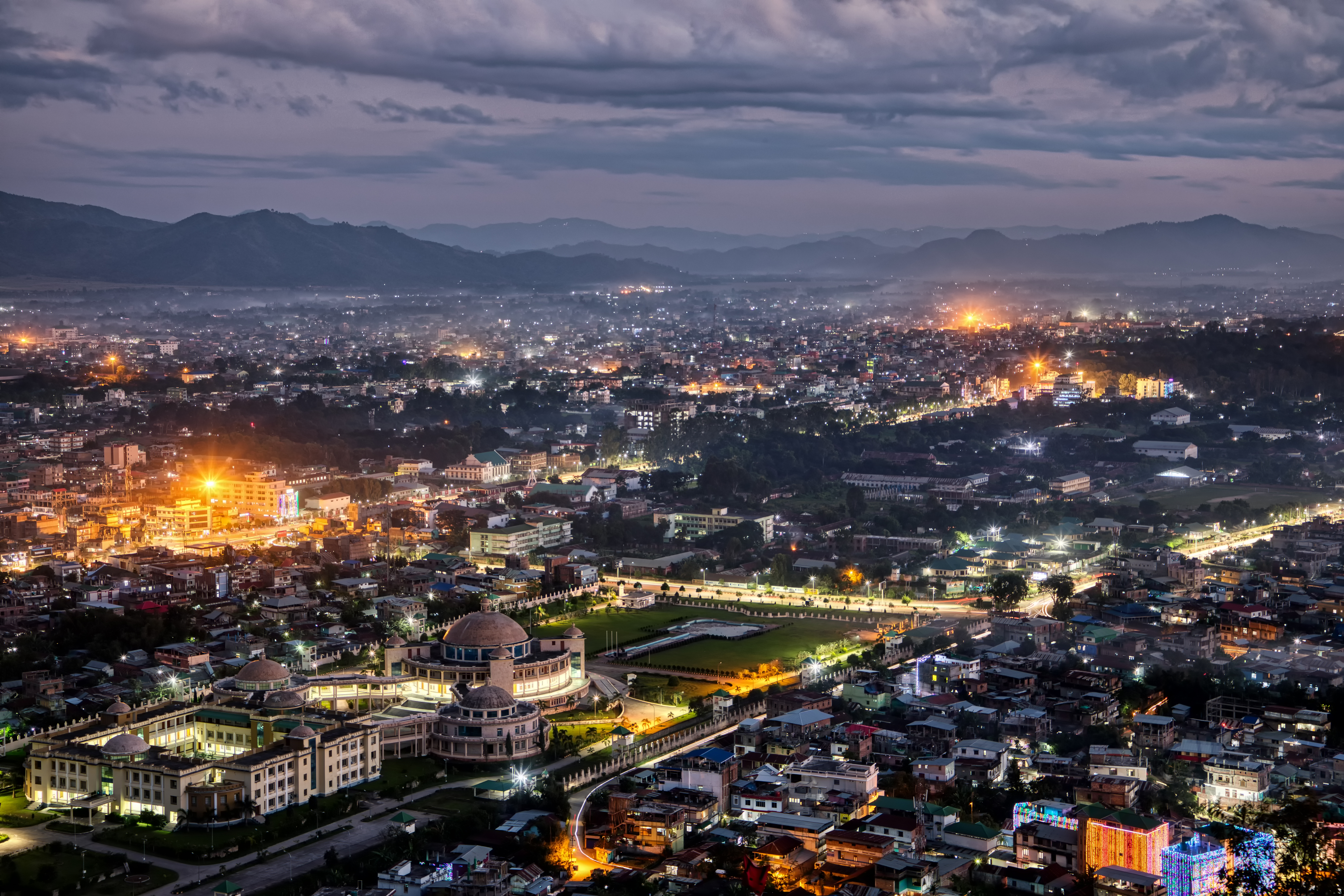 Imphal at Dusk